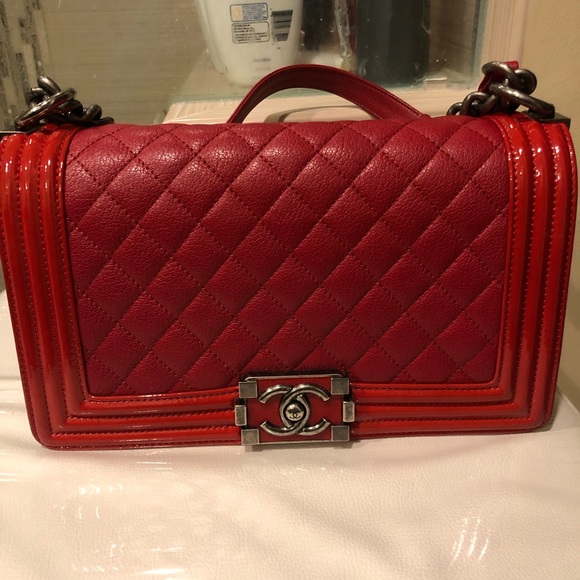 Chanel boy old medium Sold - Picture 2 of 8